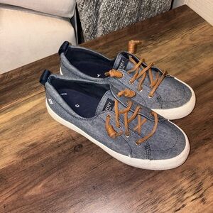 Sperry Dark Blue Fabric Detail